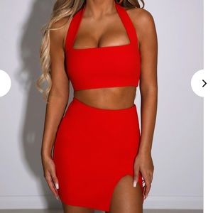 Babyboo Red Two-Piece Set